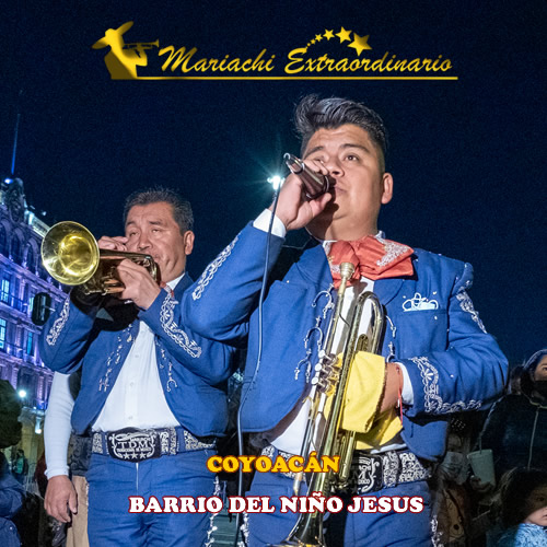 mariachis en el Barrio del Niño Jesus 